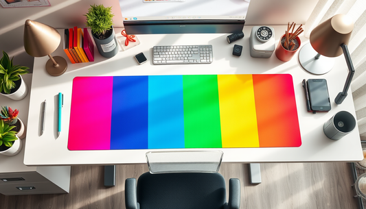 The Psychology of Color: How Desk mat Color Can Affect Your Mood and Productivity