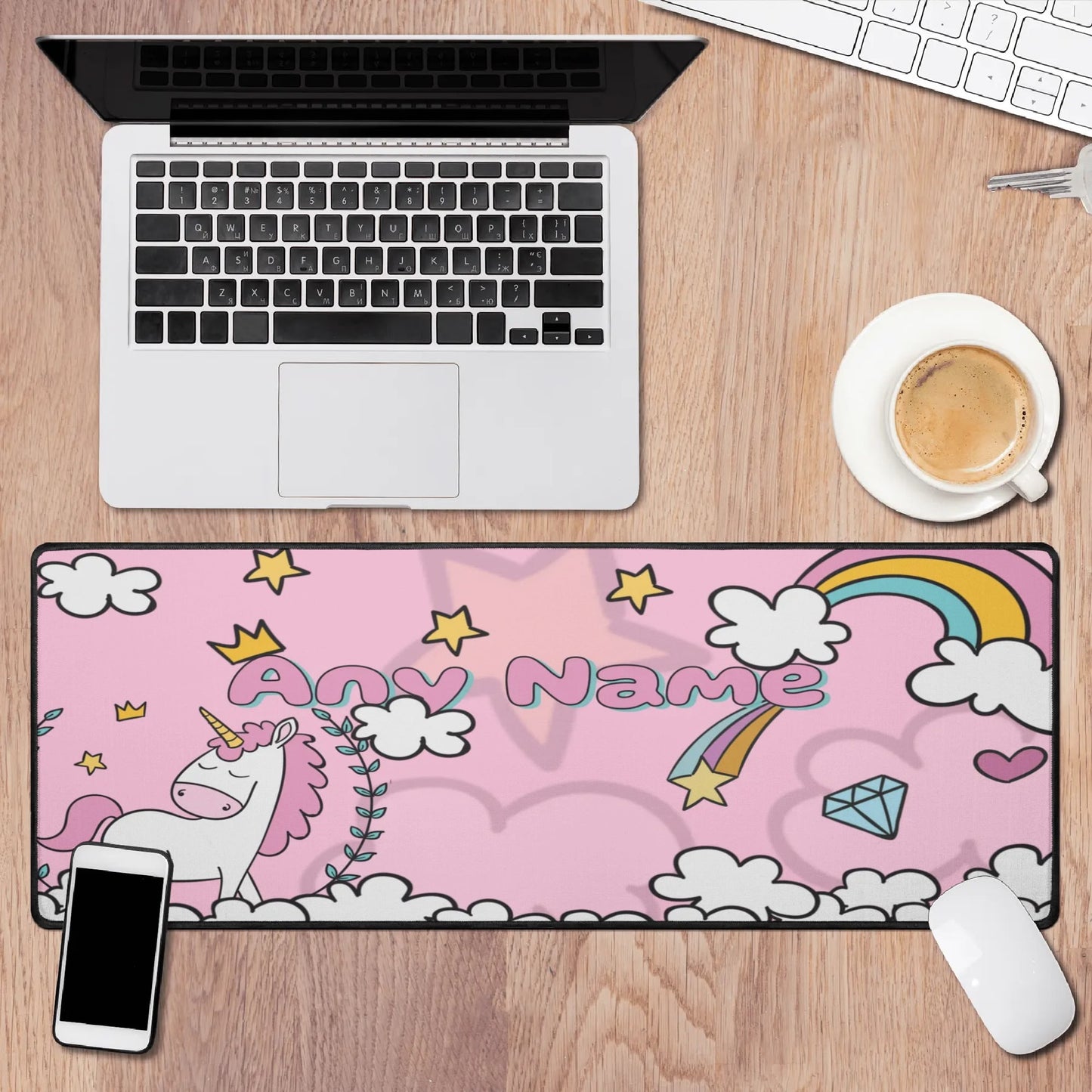 Custom Girl Name Desk Mat