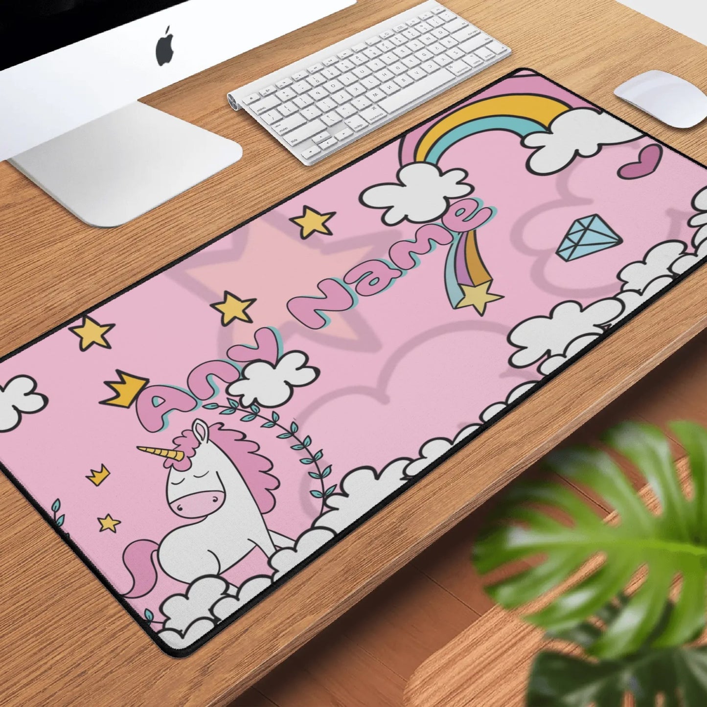 Custom Girl Name Desk Mat