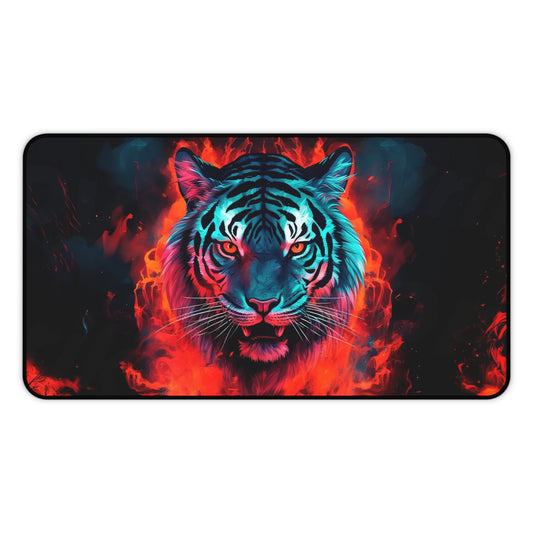 Upgrade your workspace with our Fiery Tiger Desk Mat. Featuring a vibrant Fiery Tiger Desk Mat design, non-slip base, and spill-resistant surface, this desk pad is perfect for gaming, working, or coding. Available in multiple sizes to fit your setup, enhance both style and productivity with our premium Fiery Tiger Desk Mat.