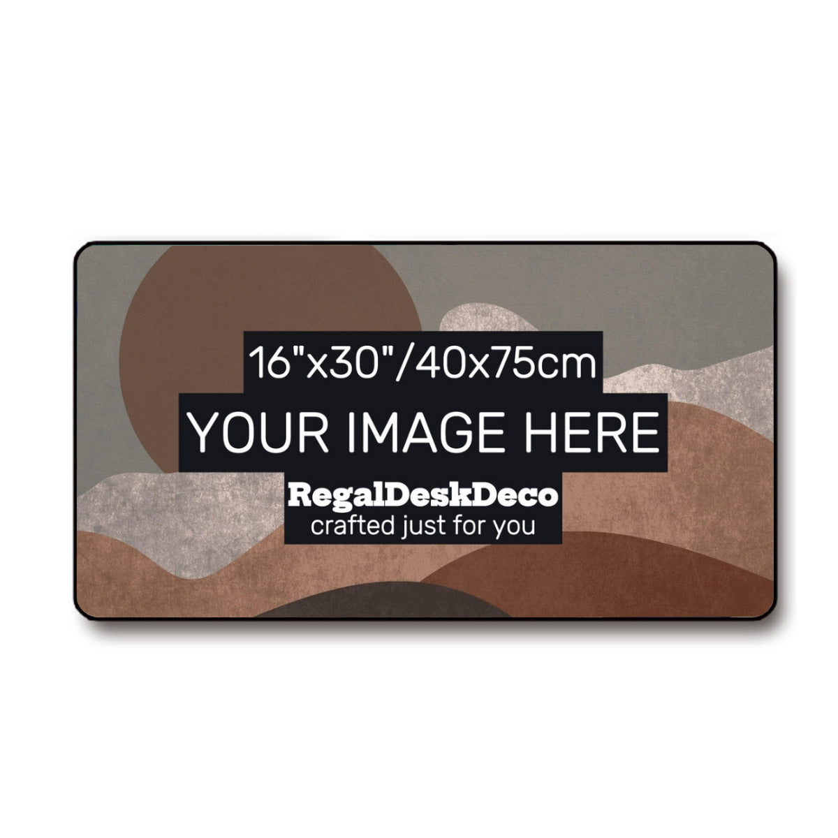 'Mat My Way' Design Your Own Custom Mouse Pad | 16"x30"