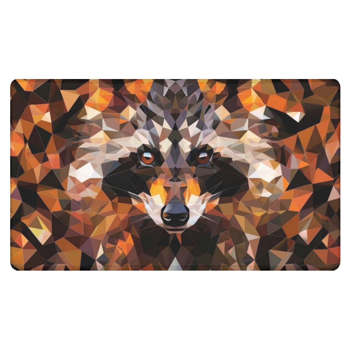 Upgrade your workspace with our Polygonal Raccoon Desk Mat. Featuring a vibrant Desk Mat design, non-slip base, and spill-resistant surface, this desk pad is perfect for gaming, working, or coding. Available in multiple sizes to fit your setup, enhance both style and productivity with our premium Desk Mat.