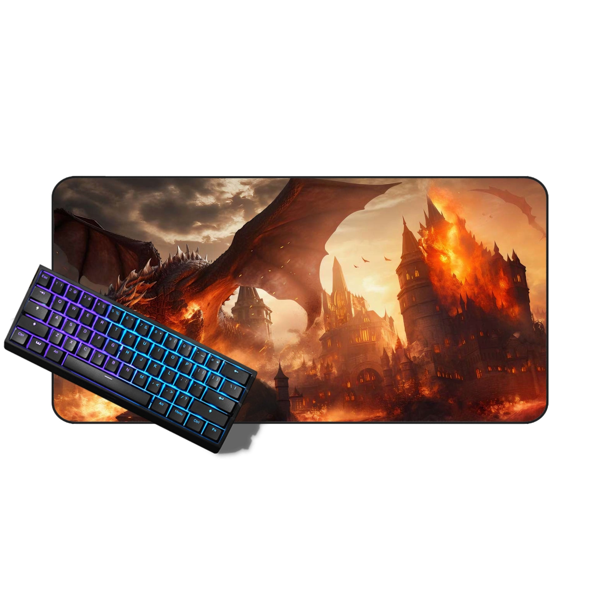 Upgrade your workspace with our Fiery Dragon Desk Mat. Featuring a vibrant Fiery Dragon Desk Mat design, non-slip base, and spill-resistant surface, this desk pad is perfect for gaming, working, or coding. Available in multiple sizes to fit your setup, enhance both style and productivity with our premium Fiery Dragon Desk Mat.