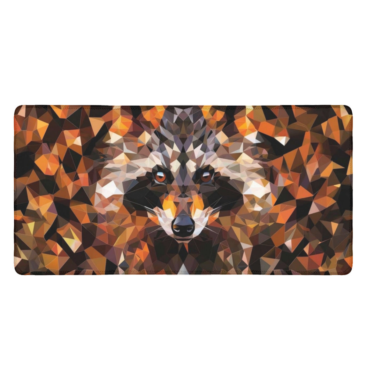 Upgrade your workspace with our Polygonal Raccoon Desk Mat. Featuring a vibrant Desk Mat design, non-slip base, and spill-resistant surface, this desk pad is perfect for gaming, working, or coding. Available in multiple sizes to fit your setup, enhance both style and productivity with our premium Desk Mat.