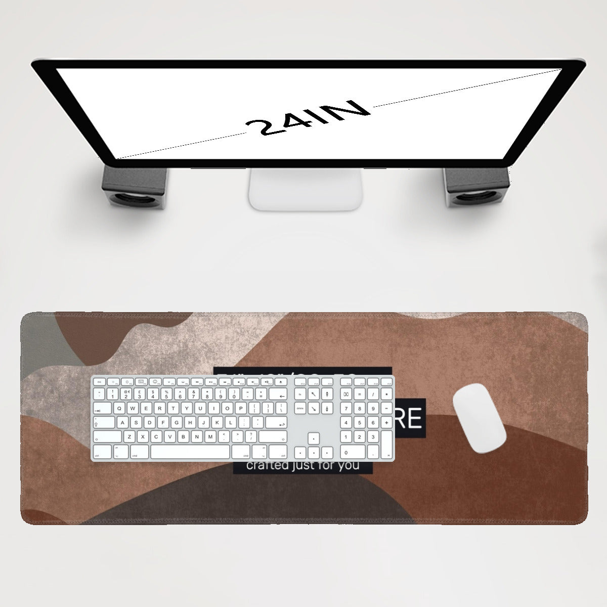 'Mat My Way' Design Your Own Custom Mouse Pad | 31"x12"