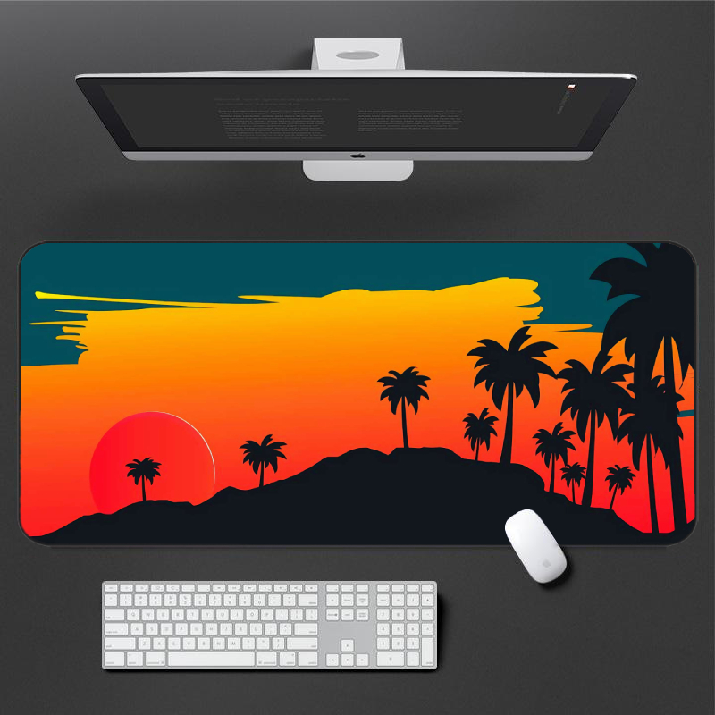 Tropical Sunset Desk Mat