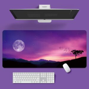Kawaii violet Purple Moon