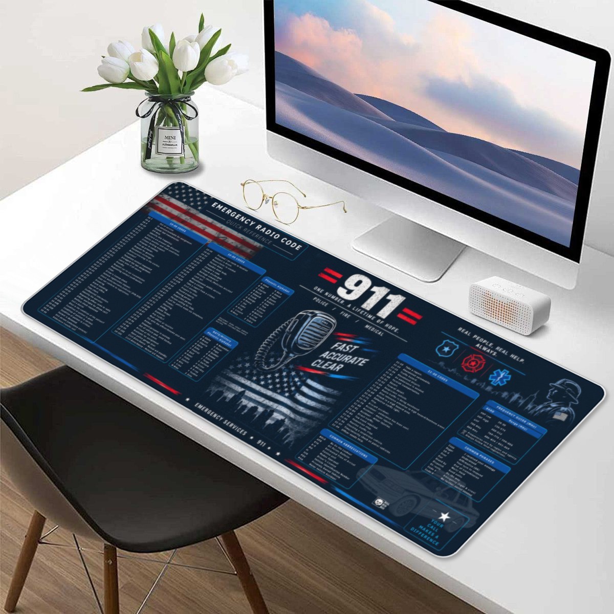 Police Radio Codes Desk Mat - Image 2